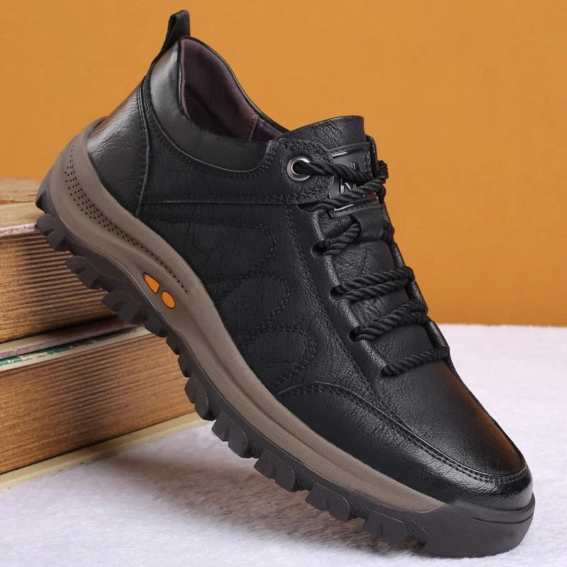 Scarpe Ortopediche da Uomo in Pelle - Comfort e Stile per Uso Quotidiano-VISOTKI