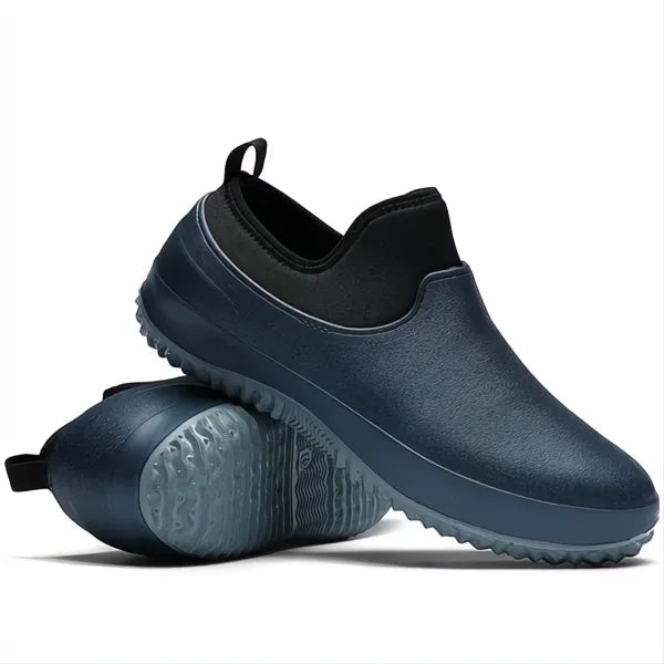 Scarpe da lavoro impermeabili Slip-On in materiale resistente per uso professionale e quotidiano-VISOTKI