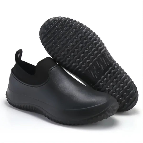 Scarpe da lavoro impermeabili Slip-On in materiale resistente per uso professionale e quotidiano-VISOTKI