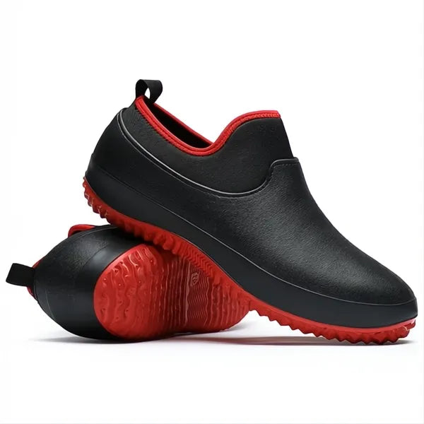 Scarpe da lavoro impermeabili Slip-On in materiale resistente per uso professionale e quotidiano-VISOTKI