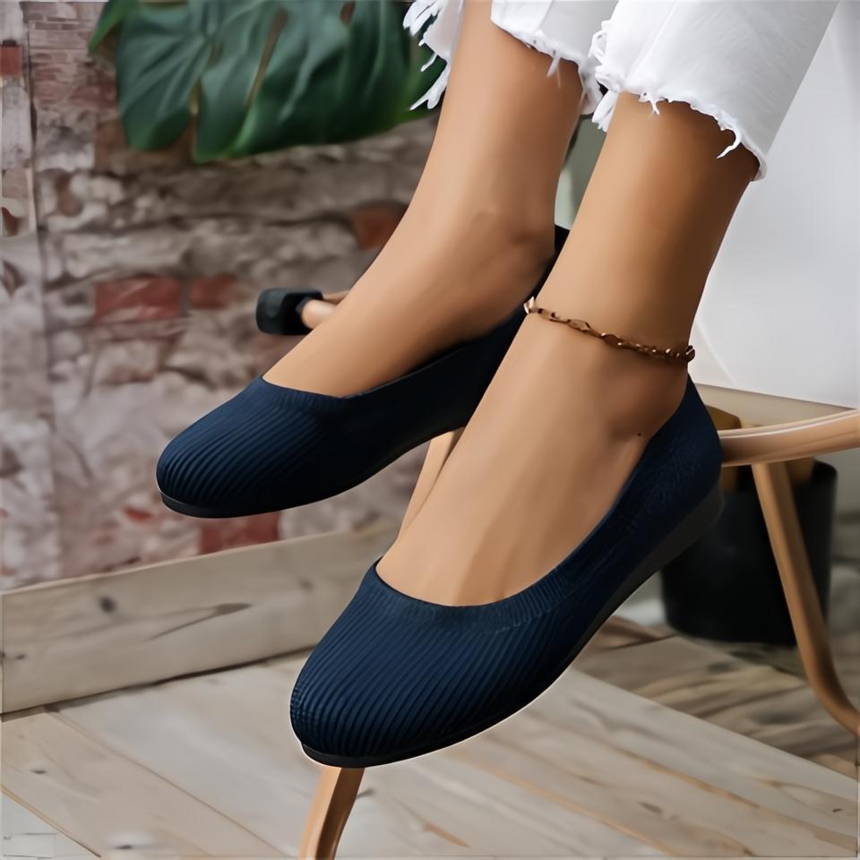 Scarpe ortopediche Slip-On in tessuto traspirante per comfort quotidiano e supporto plantare-VISOTKI