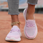Scarpe ortopediche da donna in rete con suola morbida per comfort quotidiano e supporto durante la camminata-VISOTKI
