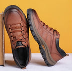 Scarpe ortopediche da uomo in pelle, comode e resistenti per uso quotidiano-VISOTKI