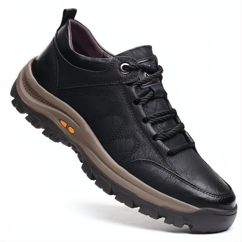 Scarpe ortopediche da uomo in pelle, comode e resistenti per uso quotidiano-VISOTKI