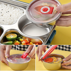 Scatola pranzo termica in acciaio inox con chiusura ermetica per pasti in movimento-VISOTKI
