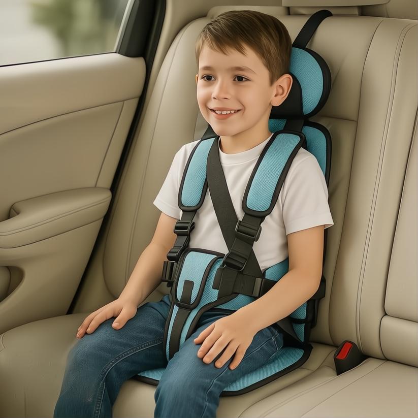 Seggiolino da Viaggio Compatto per Bambini in Tessuto Leggero - Design Ergonomico per Trasporti Facili e Sicuri-VISOTKI