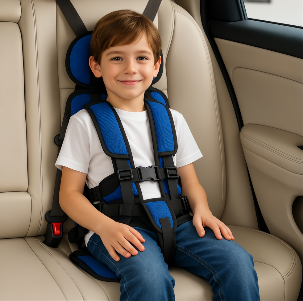 Seggiolino da Viaggio Compatto per Bambini in Tessuto Leggero - Design Ergonomico per Trasporti Facili e Sicuri-VISOTKI