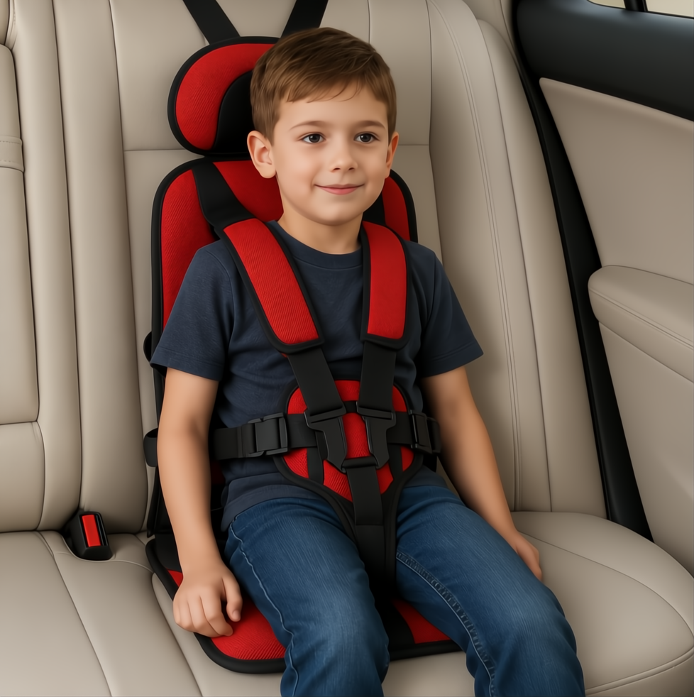 Seggiolino da Viaggio Compatto per Bambini in Tessuto Leggero - Design Ergonomico per Trasporti Facili e Sicuri-VISOTKI