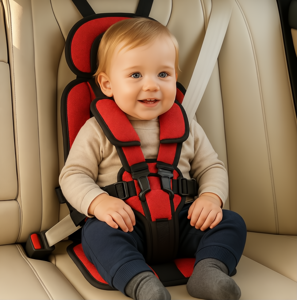 Seggiolino da Viaggio Compatto per Bambini in Tessuto Leggero - Design Ergonomico per Trasporti Facili e Sicuri-VISOTKI