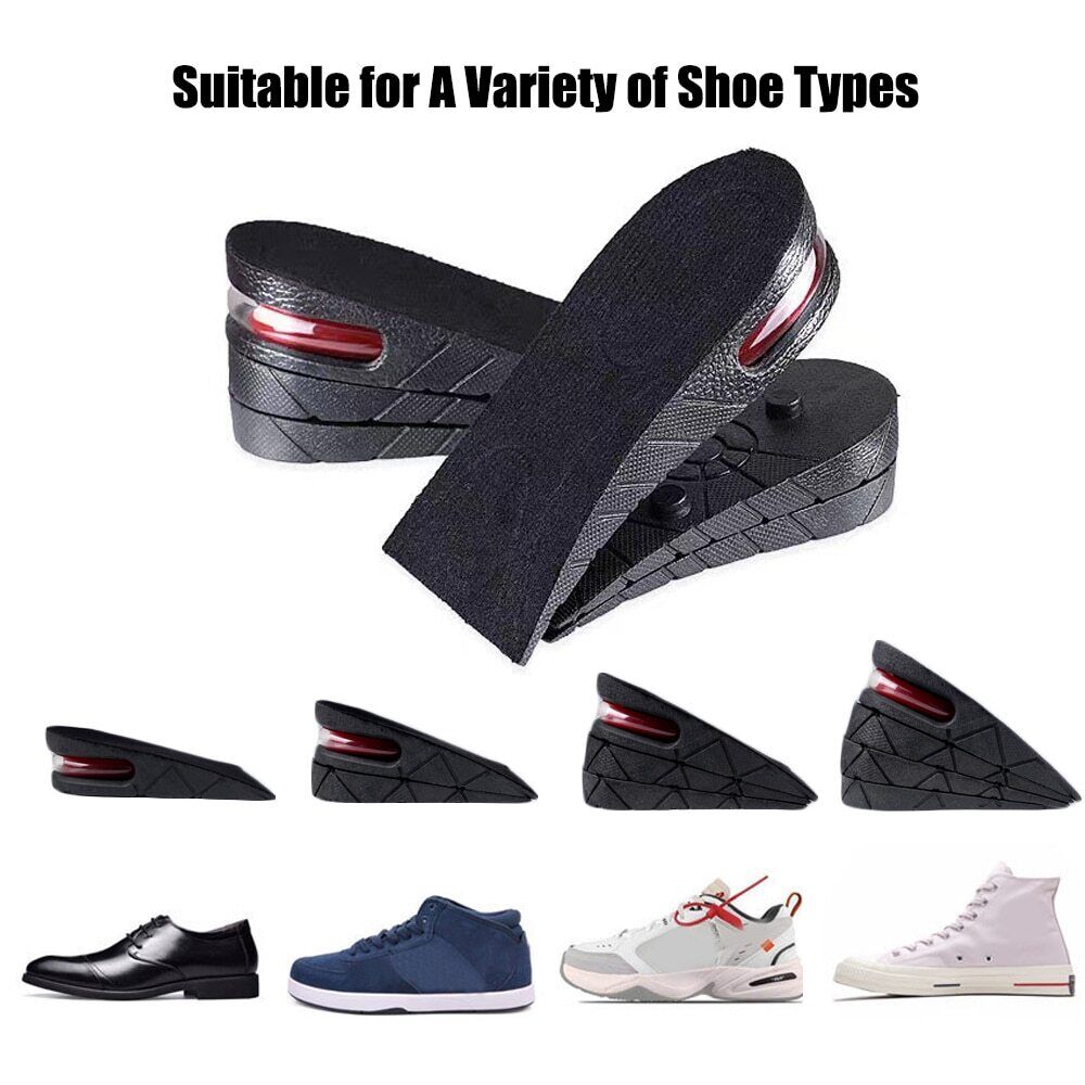 Sollevatori per Scarpe in Schiuma - Aumento di Altezza per Comfort e Stile - Soletta per Uso Quotidiano-VISOTKI