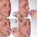 Stabilizzatore Lingua per Apnea - Dispositivo in Silicone - Design Ergonomico - Accessorio per Apnea e Sonno-VISOTKI