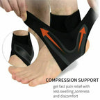 Supporto Caviglia con Compressione Plantare in Neoprene per Stabilità e Comfort durante Attività Sportive-VISOTKI
