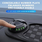 Supporto Universale per Telefono da Auto in Plastica Regolabile per Cruscotto e Ventola - Compatibile con Smartphone di Diverse Dimensioni-VISOTKI
