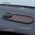 Supporto Universale per Telefono da Auto in Plastica Regolabile per Cruscotto e Ventola - Compatibile con Smartphone di Diverse Dimensioni-VISOTKI
