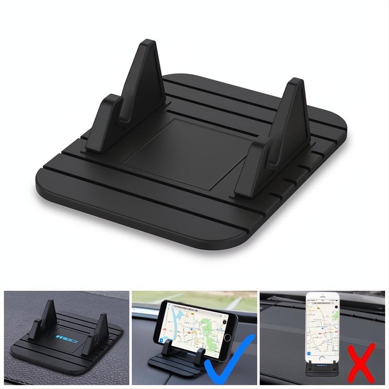 Supporto per telefono antiscivolo in silicone per auto - Design pratico e funzionale per una guida sicura e comoda.-VISOTKI