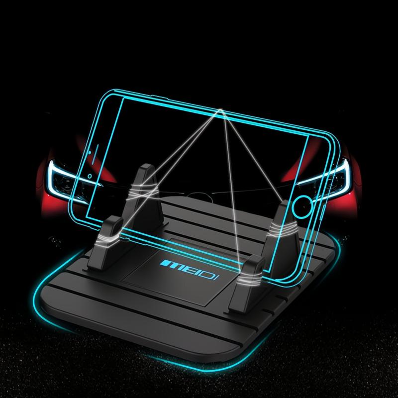 Supporto per telefono antiscivolo in silicone per auto - Design pratico e funzionale per una guida sicura e comoda.-VISOTKI