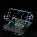 Supporto per telefono antiscivolo in silicone per auto - Design pratico e funzionale per una guida sicura e comoda.-VISOTKI