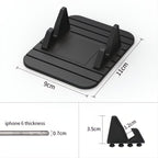 Supporto per telefono antiscivolo in silicone per auto - Design pratico e funzionale per una guida sicura e comoda.-VISOTKI