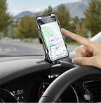 Supporto per telefono auto regolabile in silicone, design compatto per auto, compatibile con smartphone-VISOTKI