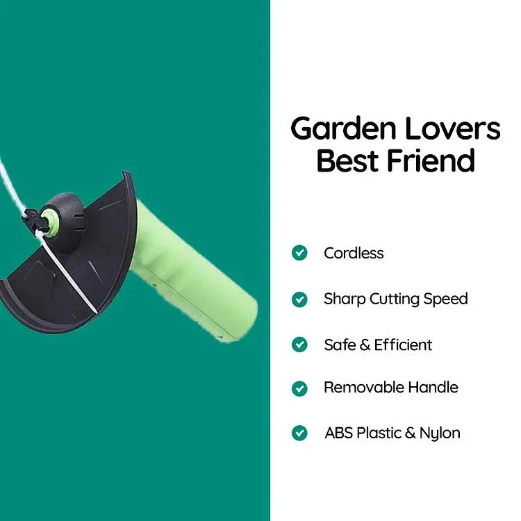 Tagliabordi Mini Senza Fili Leggero per Giardinaggio - Design Compatto e Maneggevole-VISOTKI