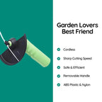 Tagliasiepi Senza Fili Mini Trimmer per Erbacce Leggero e Compatto per Giardinaggio e Manutenzione del Giardino-VISOTKI