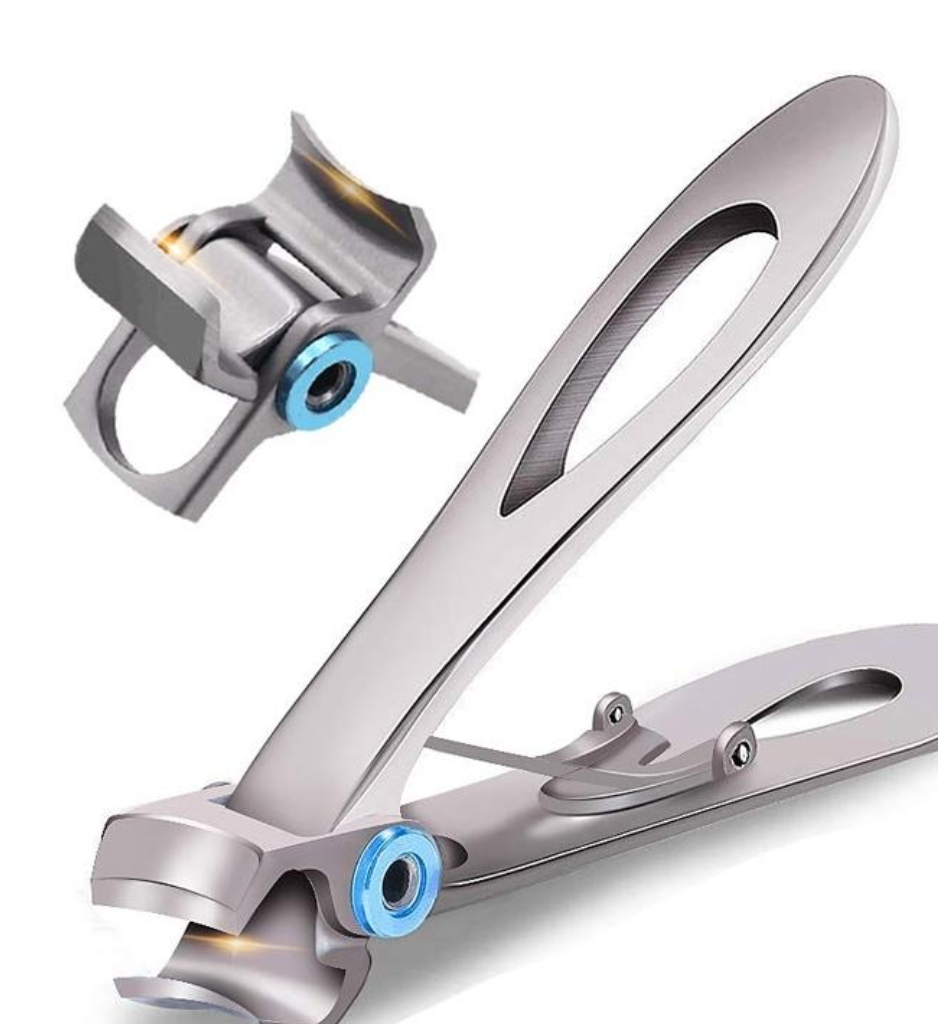 Tagliaunghie Professionale per Unghie Spesse in Acciaio Inossidabile - Strumento per Manicure e Pedicure - Design Ergonomico-VISOTKI