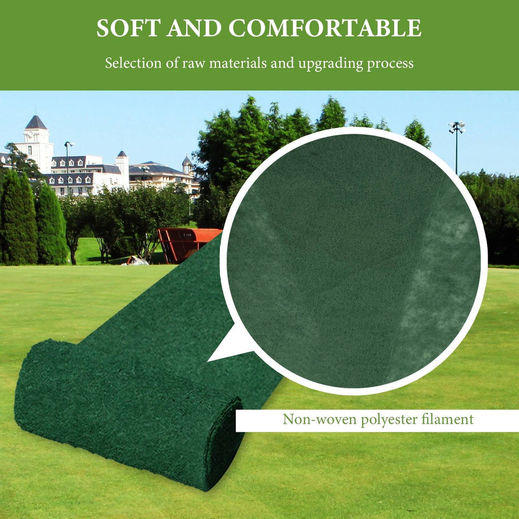 Tappeto di Semi di Erba Verde - Materiale Naturale - Design Pratico - Ideale per Giardini e Spazi Esterni-VISOTKI