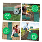Tappeto di Semi di Erba Verde - Materiale Naturale - Design Pratico - Ideale per Giardini e Spazi Esterni-VISOTKI