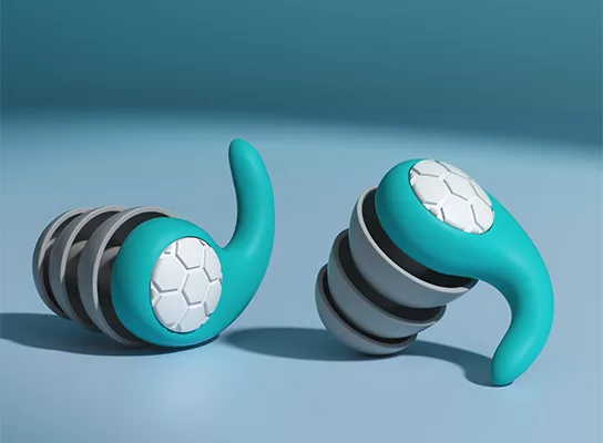 Tappi per orecchie in silicone con isolamento acustico per dormire, comfort e adattabilità, ideali per sonno tranquillo.-VISOTKI