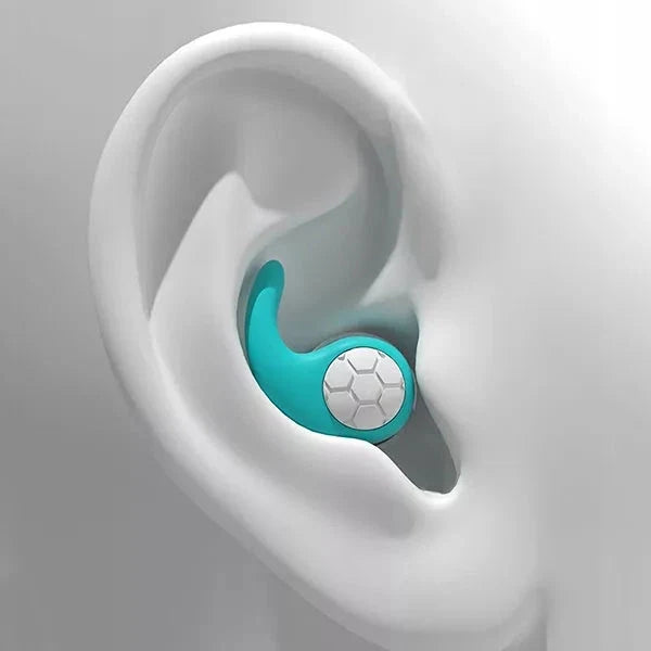 Tappi per orecchie in silicone con isolamento acustico per dormire, comfort e adattabilità, ideali per sonno tranquillo.-VISOTKI