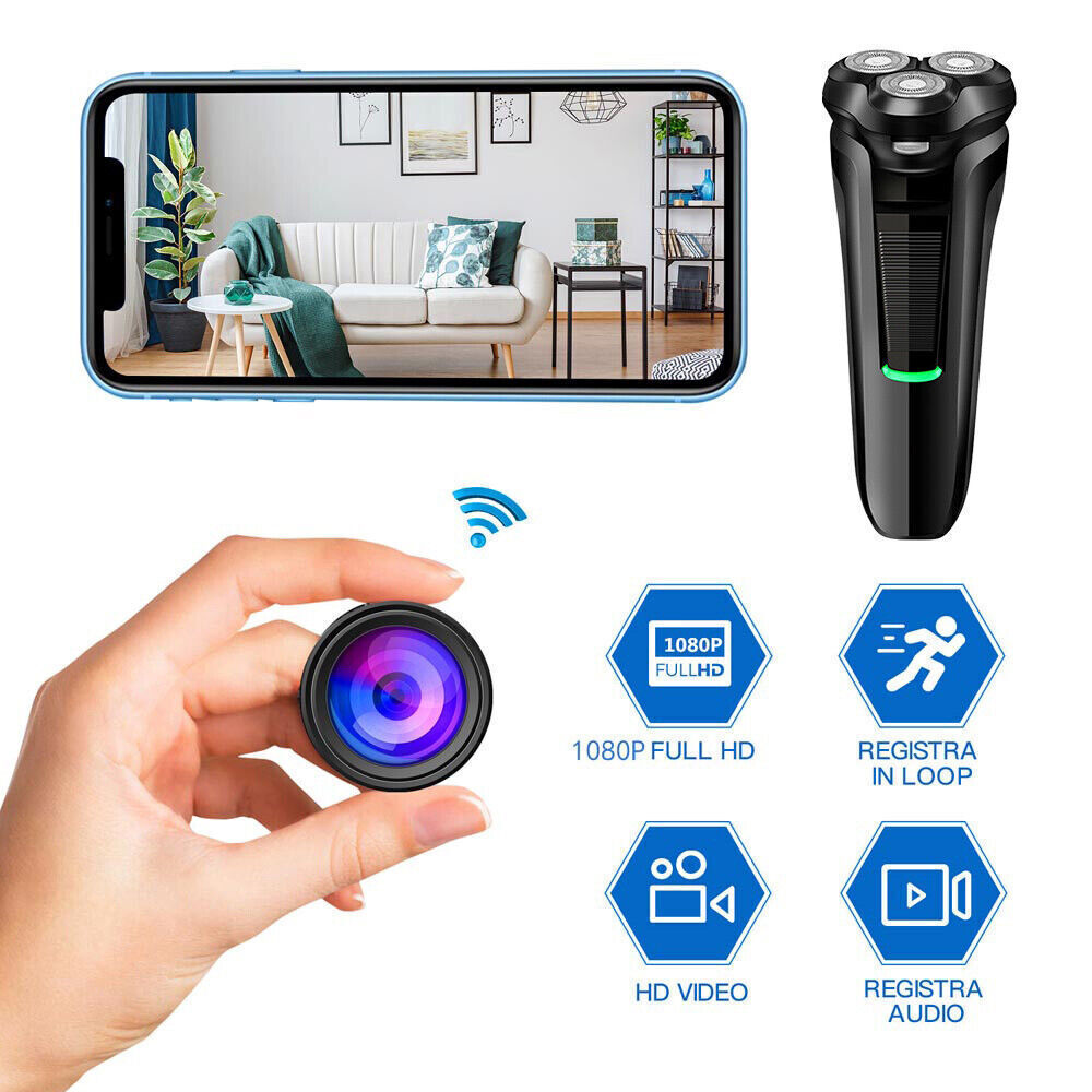 Telecamera Mini WiFi 1080P HD con Rilevamento di Movimento - Sicurezza e Sorveglianza-VISOTKI
