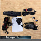 Telecamera da Cruscotto Wireless Anteriore e Posteriore con Visione Notturna per Auto-VISOTKI