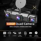 Telecamera da Cruscotto Wireless Anteriore e Posteriore con Visione Notturna per Auto-VISOTKI