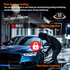 Telecamera da Cruscotto Wireless Anteriore e Posteriore con Visione Notturna per Auto-VISOTKI