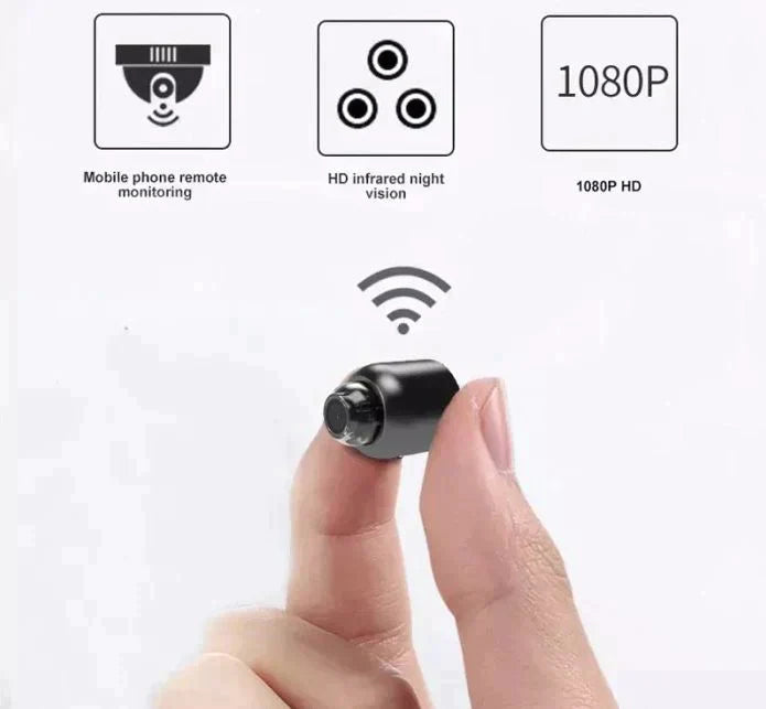 Telecamera di Sicurezza WiFi HD con Visione Notturna per Monitoraggio Bambini e Animali Domestici-VISOTKI