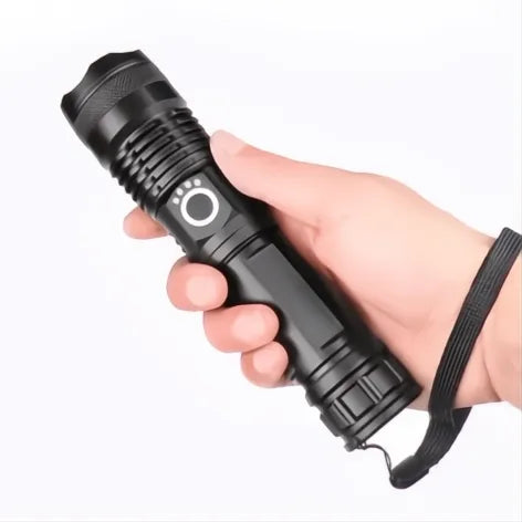 Torcia Elettrica 90000 Lumen Xhp50.2 Alta Potenza per Escursionismo e Attività Outdoor-VISOTKI