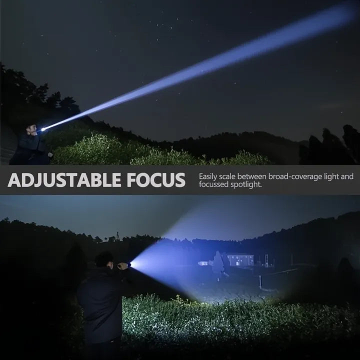 Torcia Elettrica 90000 Lumen Xhp50.2 Alta Potenza per Escursionismo e Attività Outdoor-VISOTKI