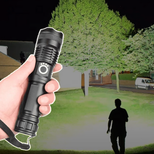 Torcia XHP50.2 90000 Lumen - Alta Potenza, Design Compatto, Ideale per Escursioni e Attività Outdoor-VISOTKI