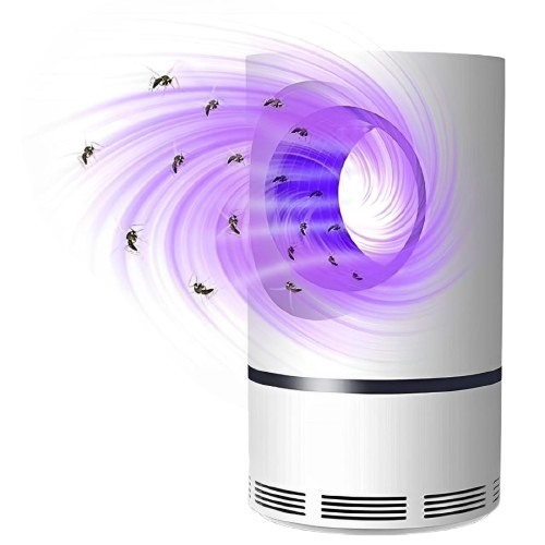 Trappola per Insetti UV - Efficace contro Zanzare e Mosche - Per Uso Interno ed Esterno - Design Compatto e Funzionale-VISOTKI