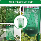 Trappola per Mosche Stabili in Plastica Resistente - Design Efficace per Ambienti Interni ed Esterni-VISOTKI
