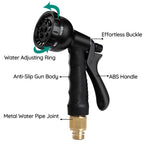 Tubo da Giardino Espandibile 100FT in PVC Resistente per Irrigazione e Pulizia Esterni, Facile da Riporre e Trasportare-VISOTKI