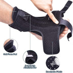 Tutore Notturno per Fascite Plantare in Neoprene - Supporto Morbido e Regolabile per Comfort Notturno-VISOTKI