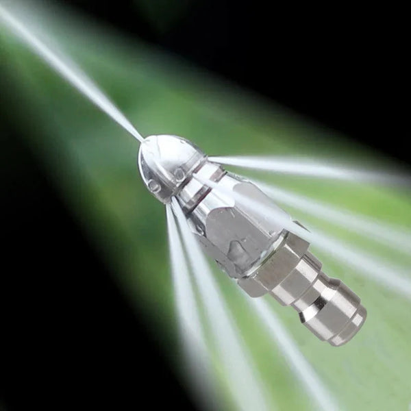 Ugello per Idropulitrice con Connettore Rapido da 1/4'' per Fognature - Accessorio per Pulizia Efficace-VISOTKI