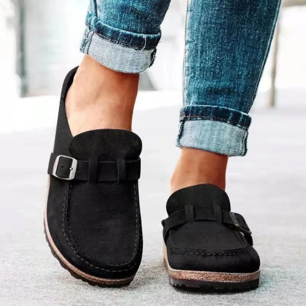 Zoccoli ortopedici in legno per donne - Comfort e supporto - Ideali per uso quotidiano e professionale-VISOTKI