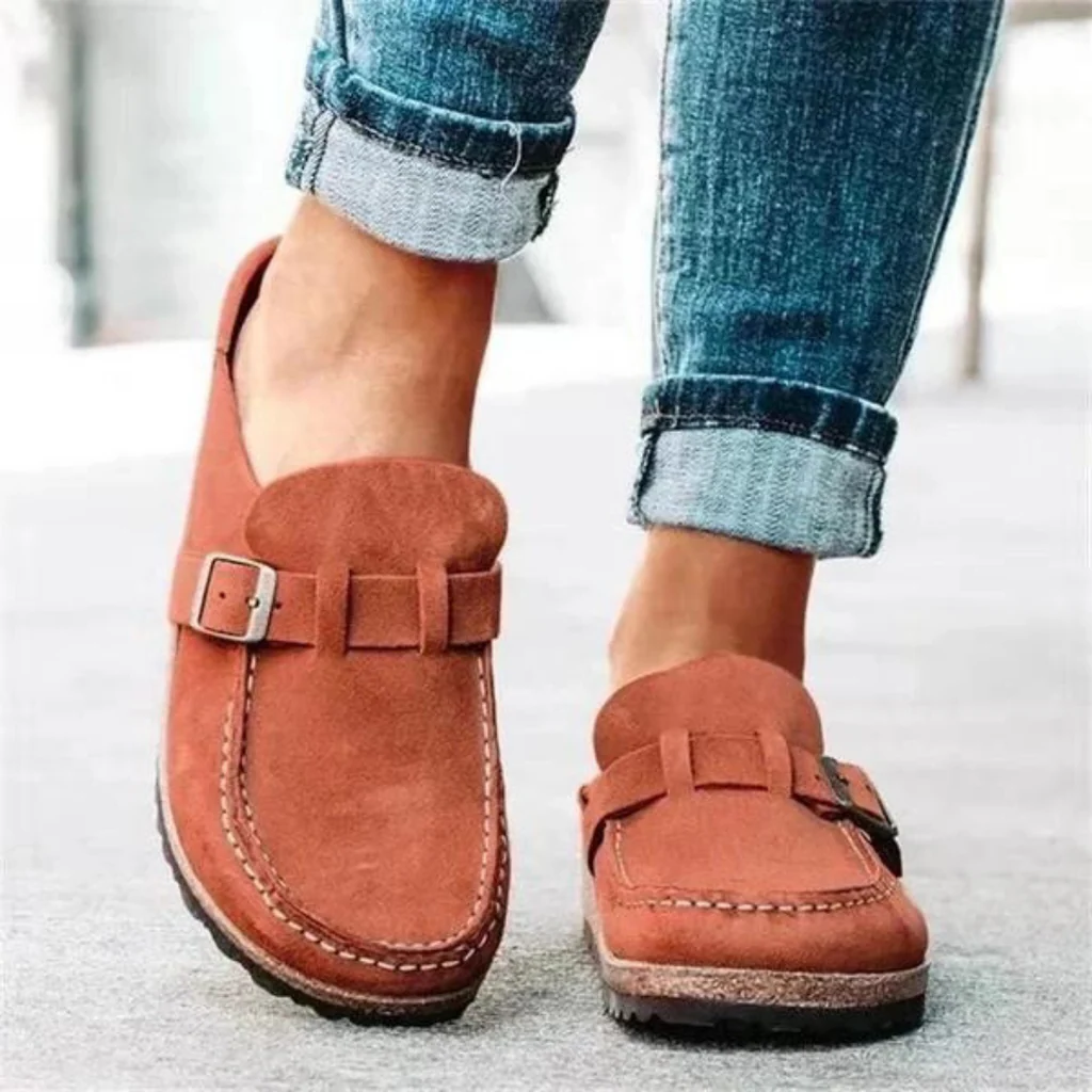 Zoccoli ortopedici in legno per donne - Comfort e supporto - Ideali per uso quotidiano e professionale-VISOTKI